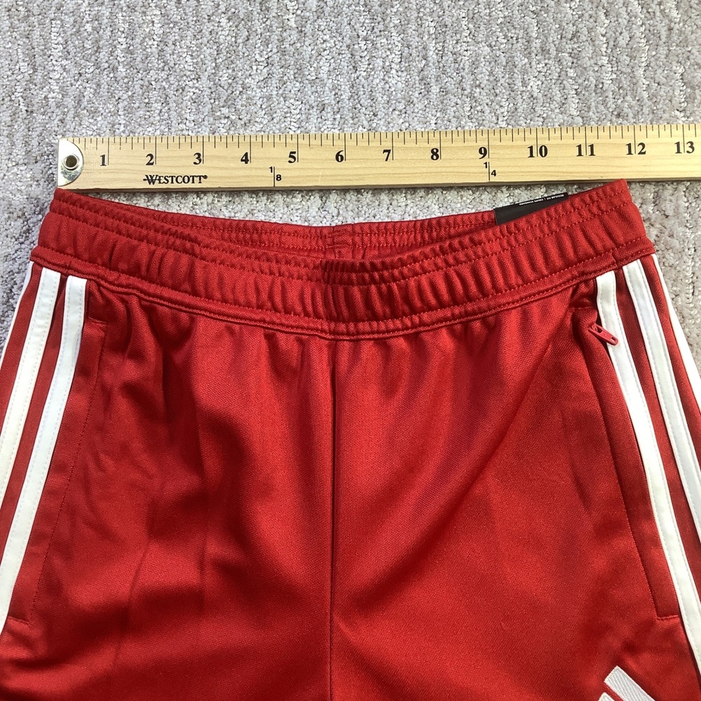 Adidas Tiro Essentials Youth Track Pants Red White Size Medium 11-12Y NWT - Picture 14 of 16